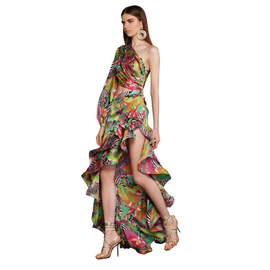 Yellow Green Dress ZNSBA878