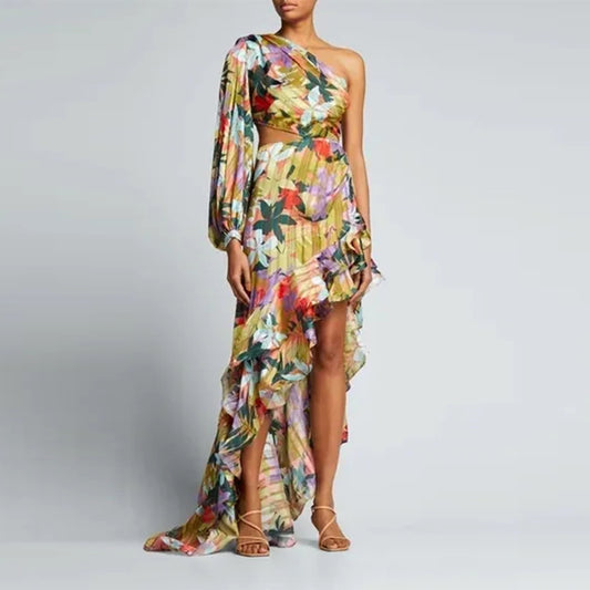 Yellow Green Dress ZNSBA878