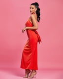 Halter Backless Maxi Bodycon Dress