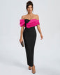 Elegant Off Shoulder Bandage Evening Dress