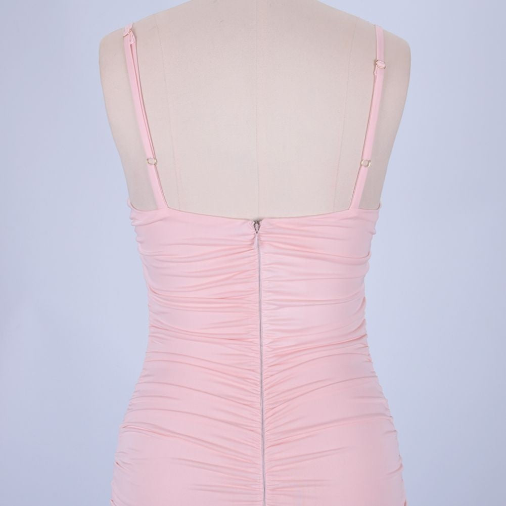 Strappy Sleeveless Cutout Over Knee Bodycon Dress HI1071 5 in wolddress