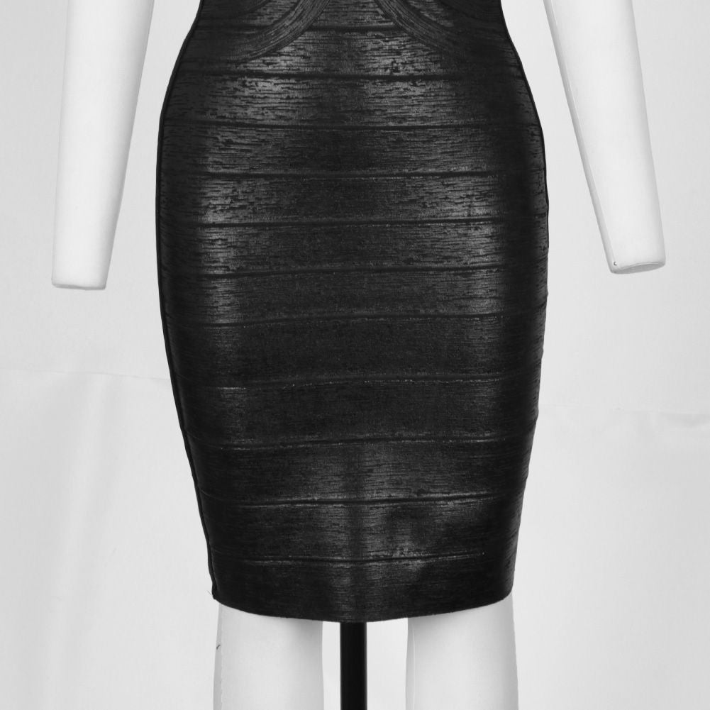 Round Neck Sleeveless Striped Mini Bandage Dress PZ19252 12 in wolddress