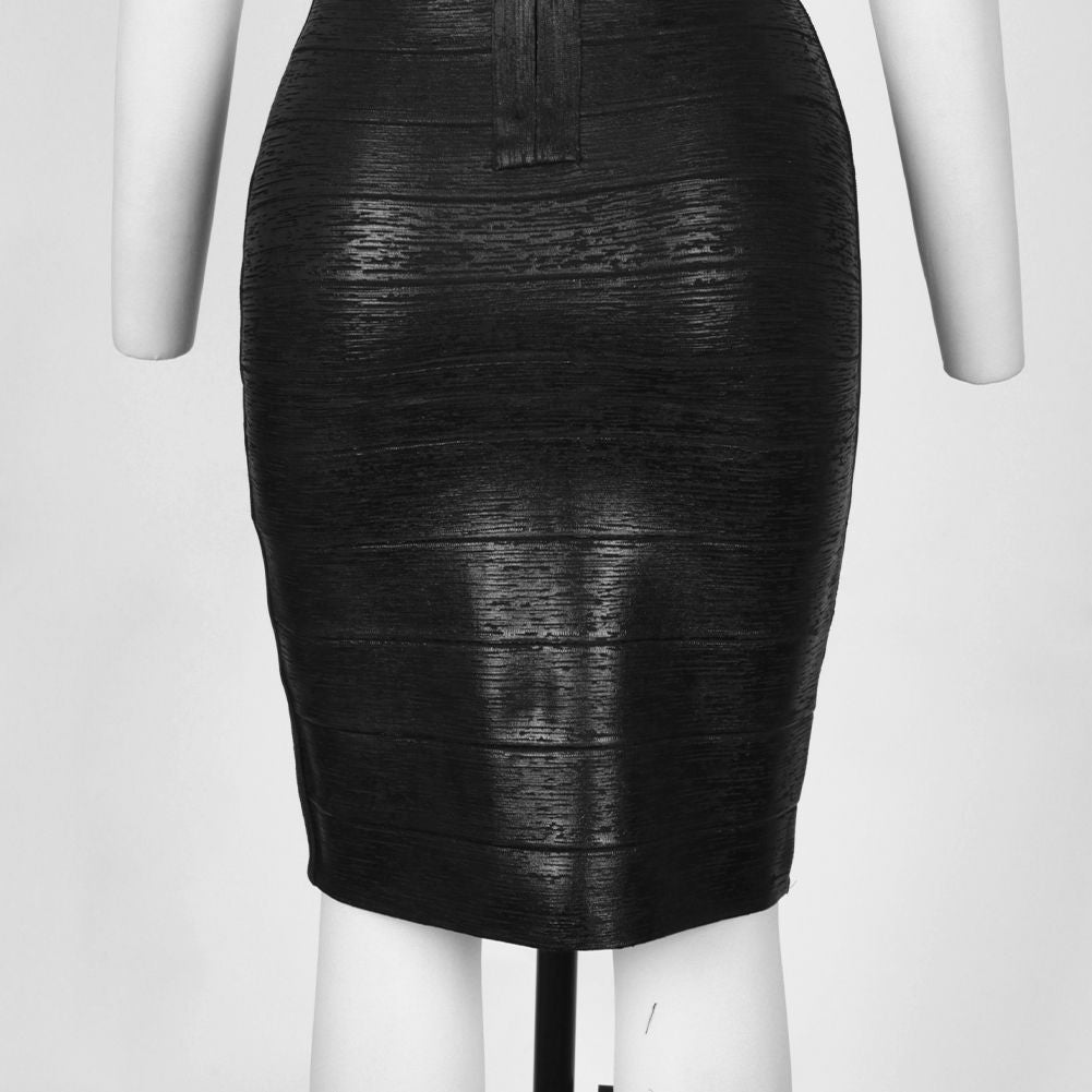 Round Neck Sleeveless Striped Mini Bandage Dress PZ19252 10 in wolddress