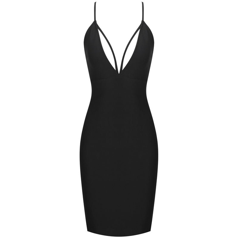 Strappy Sleeveless Over Knee Bandage Dress PP091913