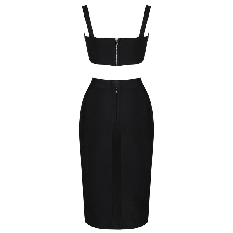 Strappy Sleeveless 2 Piece Over Knee Bandage Set PP19058 70 in wolddress