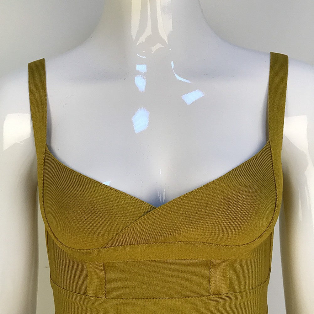 Strappy Sleeveless Midi Bandage Dress HJ448 6 in wolddress