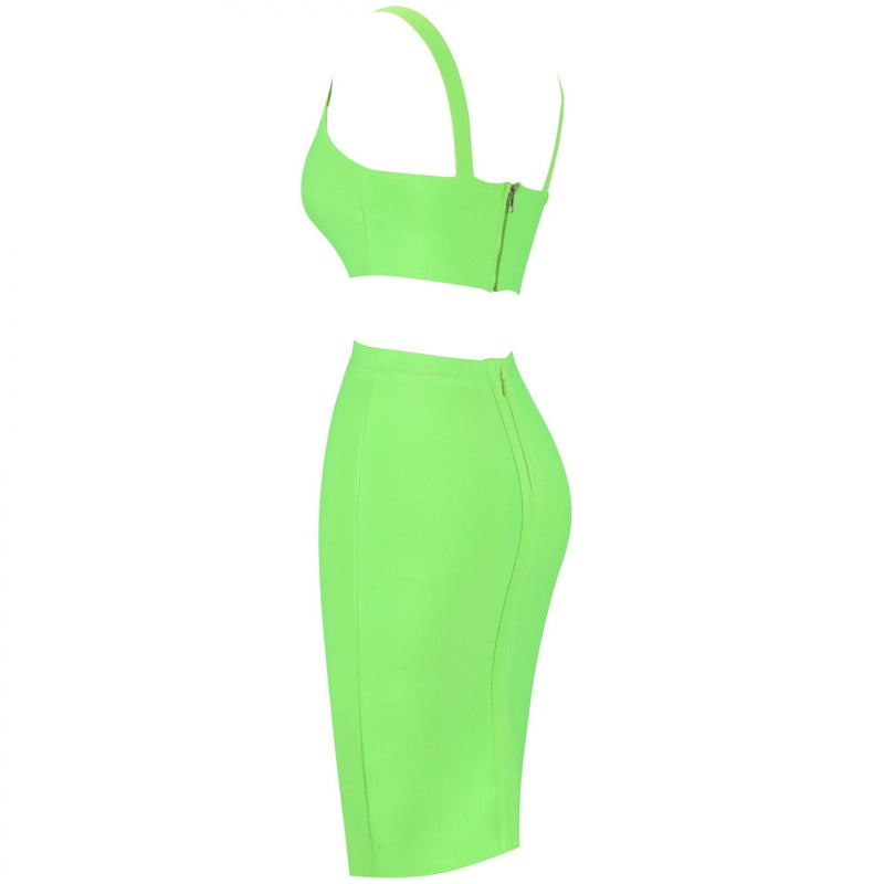 Strappy Sleeveless 2 Piece Over Knee Bandage Set PP19058 58 in wolddress