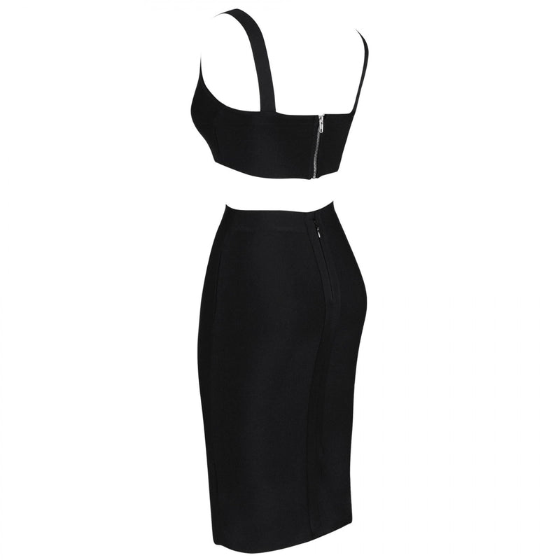 Strappy Sleeveless 2 Piece Over Knee Bandage Set PP19058 69 in wolddress