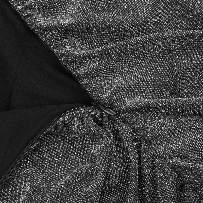 Round Neck Long Sleeve Wrinkled Mini Bodycon Dress HI1127 13 in wolddress