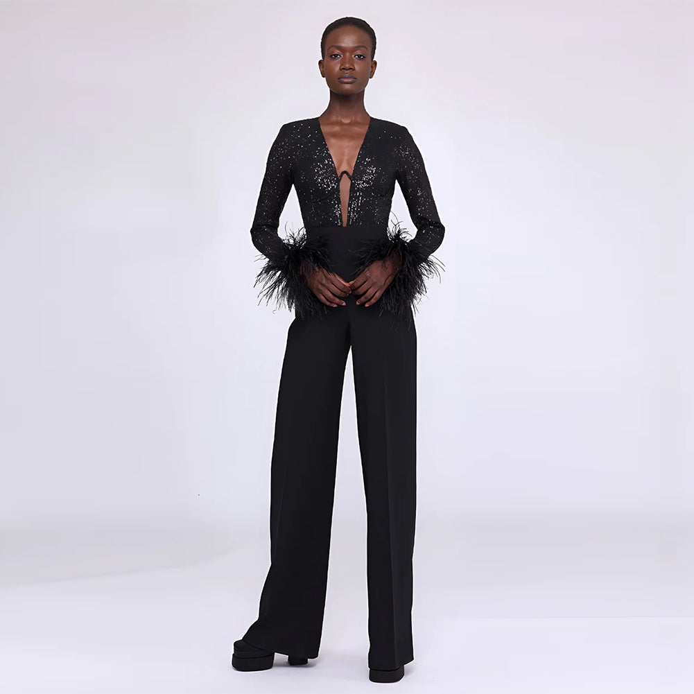 Black Jumpsuit BD2505