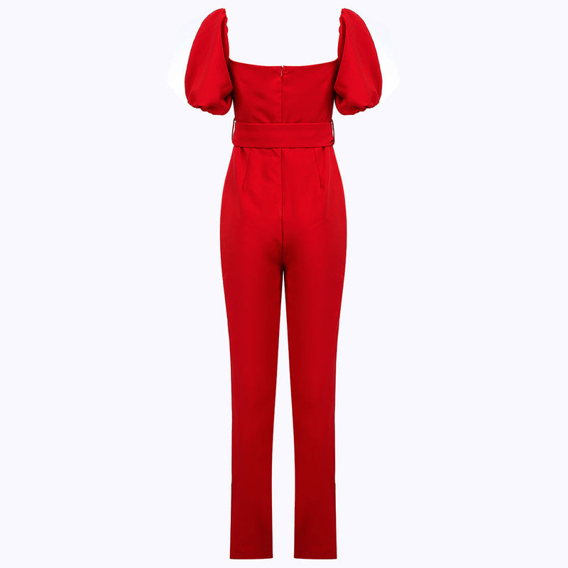Red Bodycon Jumpsuits FP091408 4