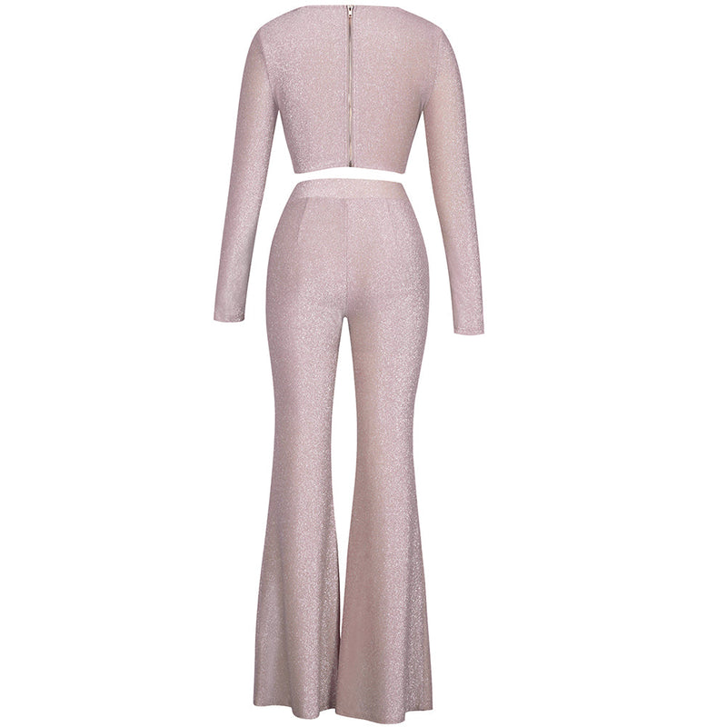 Nude Pink Bodycon Set FP21526 3