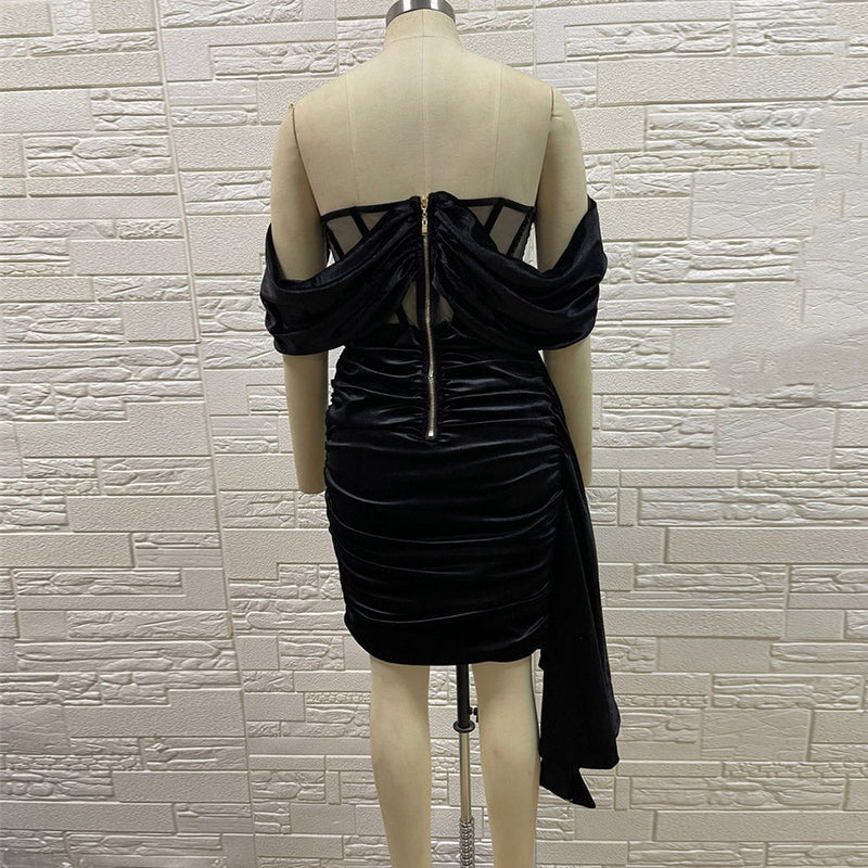 Black Bodycon Dress H01189 4