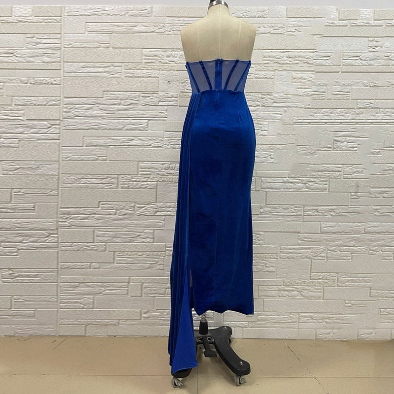 Blue Bodycon Dress H01195 5