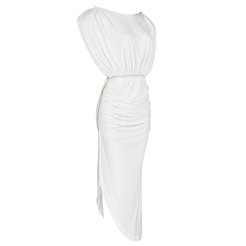 White Bodycon Dress H1707 6