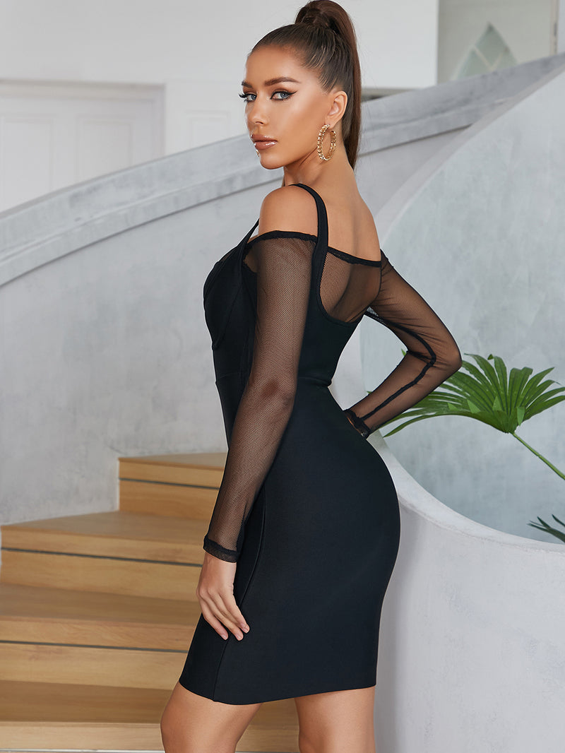 Black Bandage Dress HB0029 4