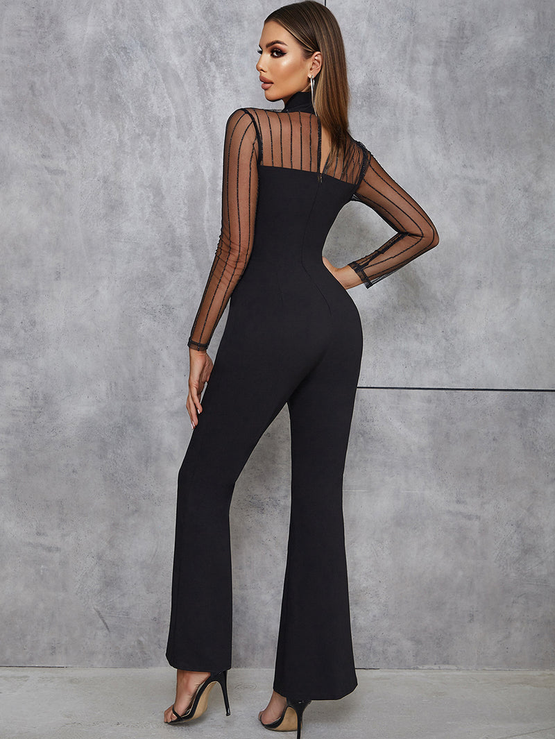 Black Bodycon Jumpsuit HB00660 4
