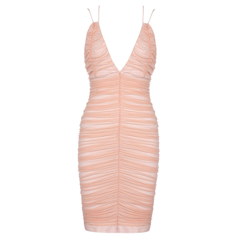 Pink Bodycon Dress HB0111 4