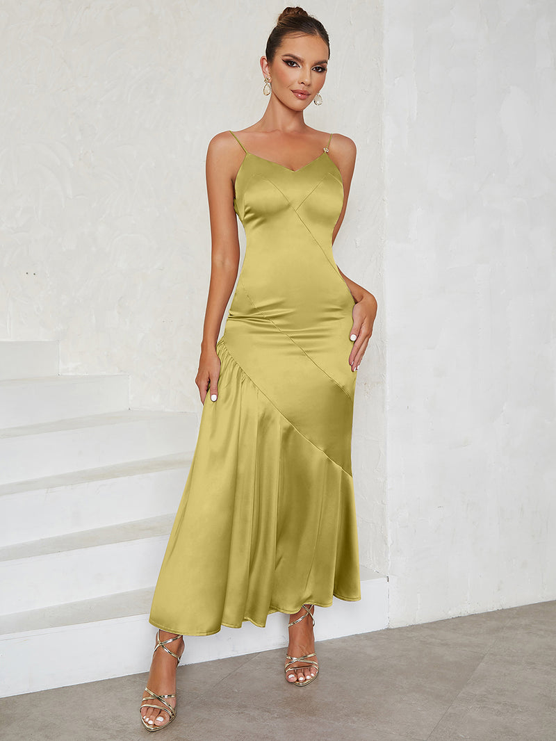 Chartreuse Bodycon Dress HB01320