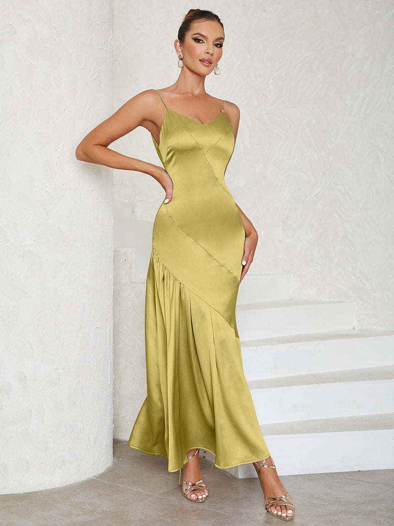 Chartreuse Bodycon Dress HB01320