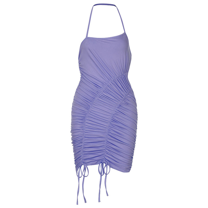 Purple Bodycon Dress HB0189 4