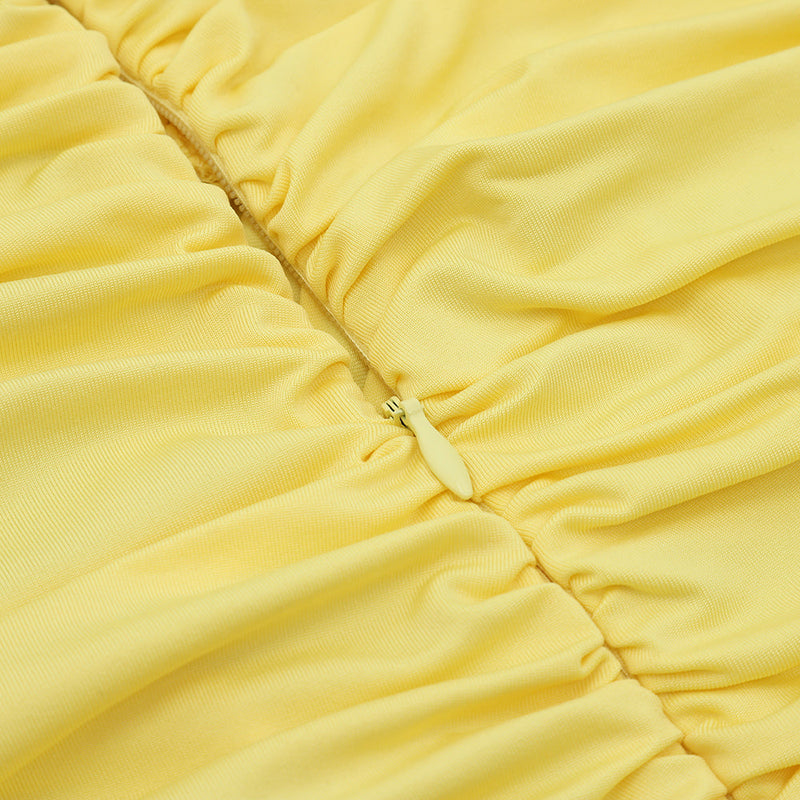Yellow Bodycon Dress HB0189 8