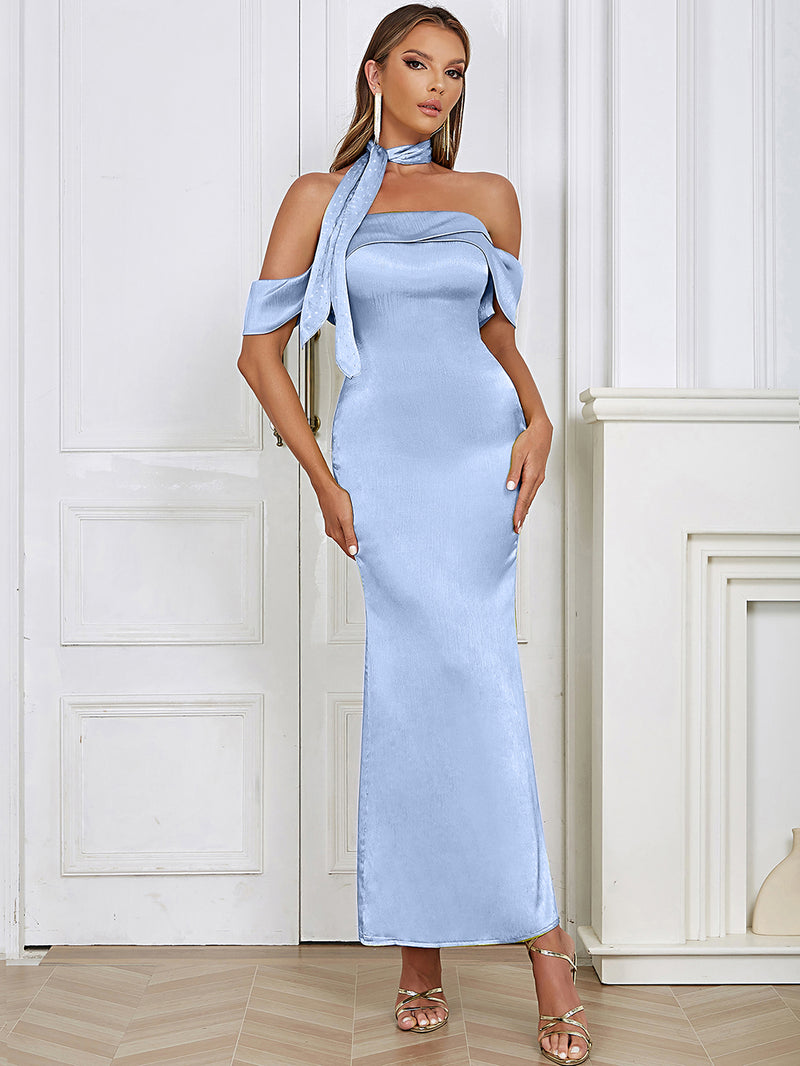 Blue Bodycon Dress HB0190