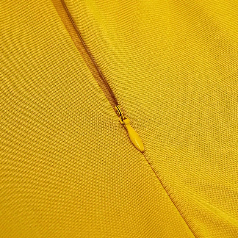Yellow Bodycon Dress HB0213 11