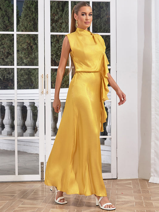 Yellow Bodycon Dress HB0255