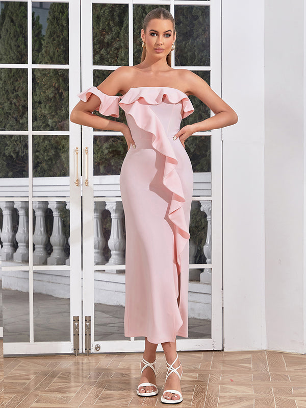 Light Pink Bodycon Dress HB02880