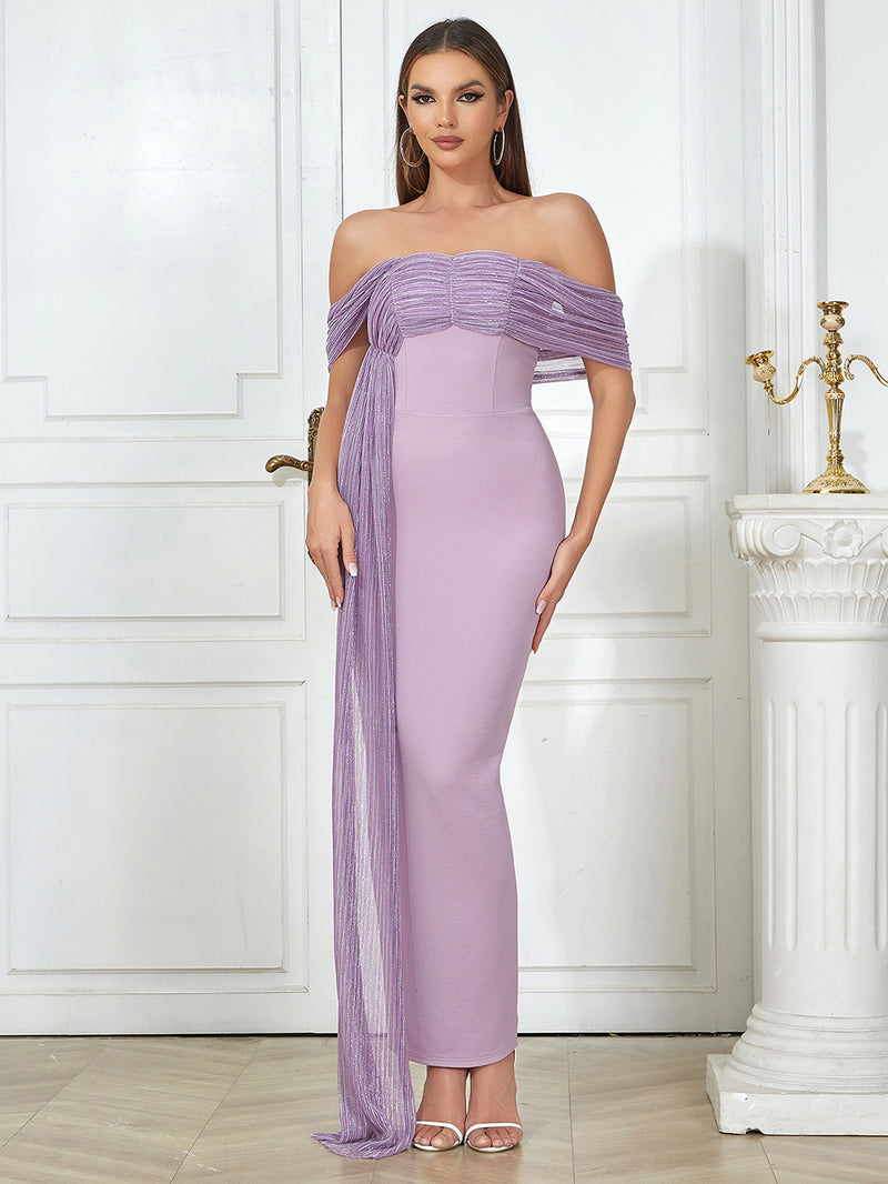 Purple Bodycon Dress HB03260