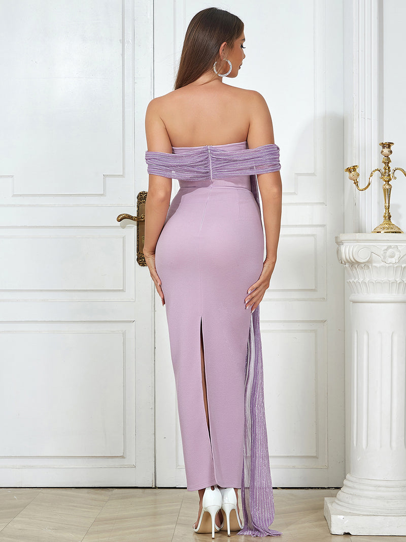 Purple Bodycon Dress HB03260