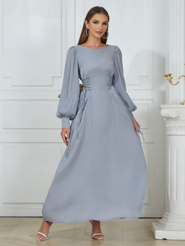 Gray Purple Bodycon Dress HB0341