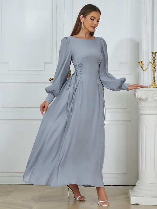 Gray Purple Bodycon Dress HB0341