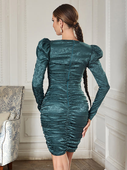 Dark Green Bodycon Dress HB03540