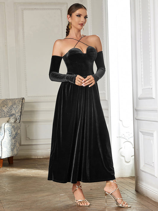 Black Bodycon Dress HB0362