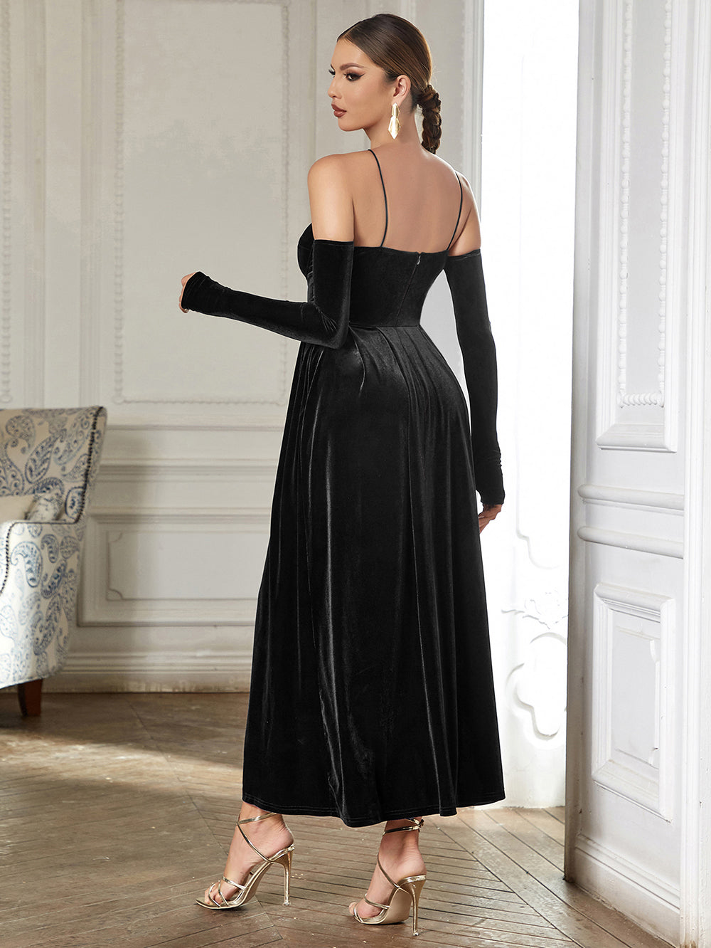 Black Bodycon Dress HB0362