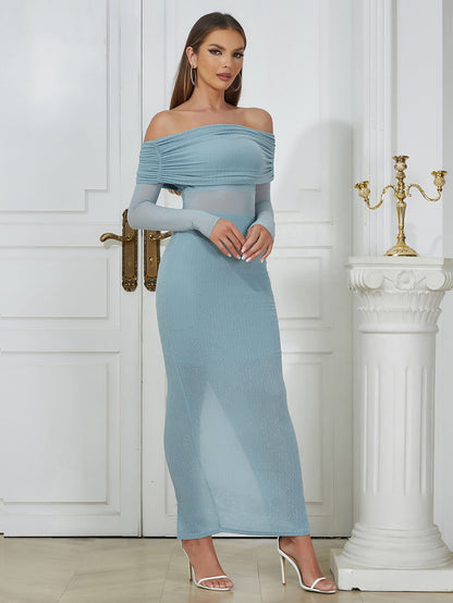 Light Blue Bodycon Dress HB03620