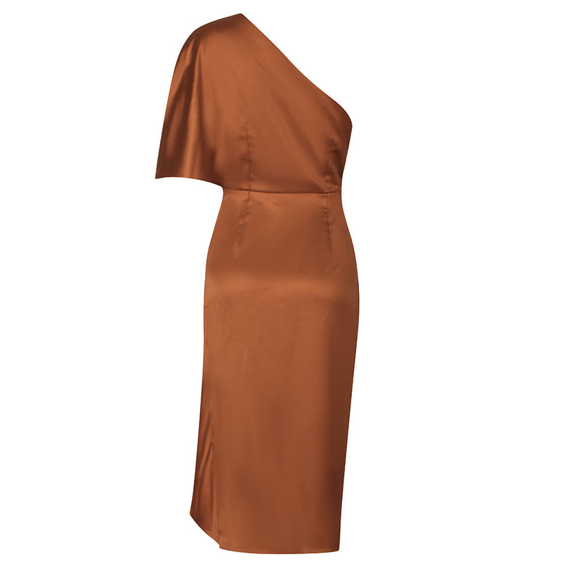 Brown Bodycon Dress HB7016 4