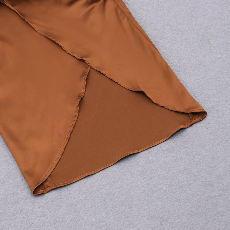 Brown Bodycon Dress HB7016 7