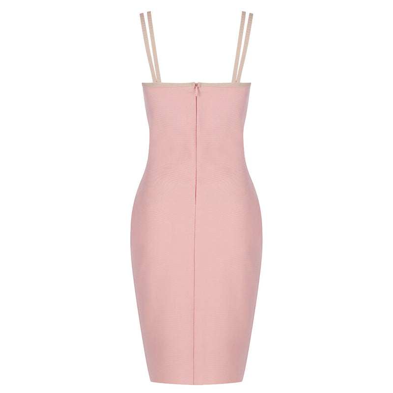Pink Bandage Dress HB7105 5