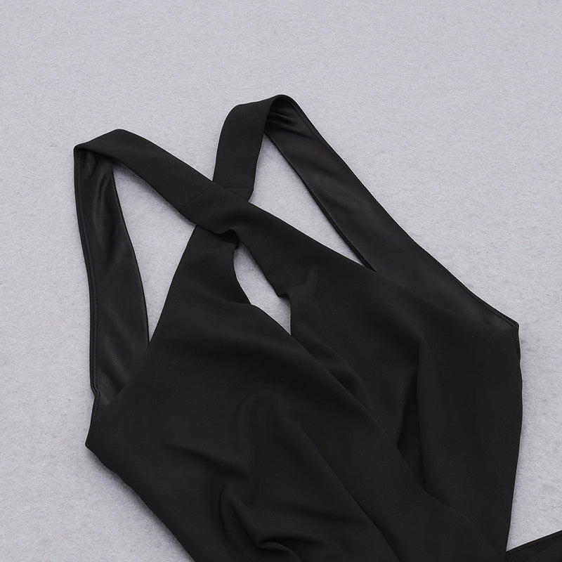 Black Bodycon Jumpsuit HB71960 7