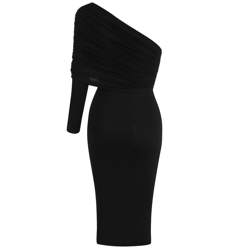 Black Bodycon Dress HB7207 5