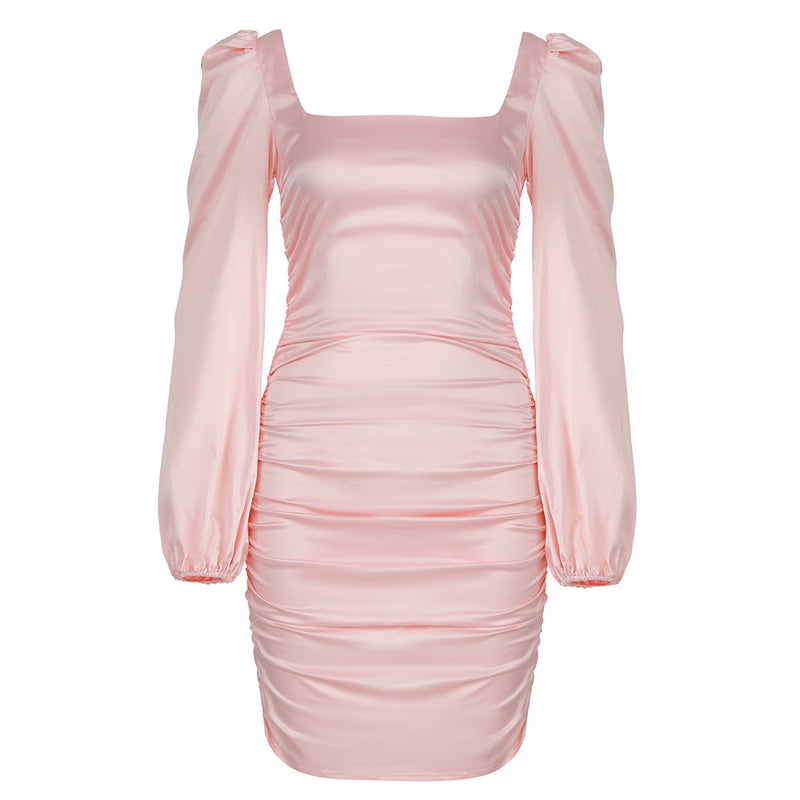 Pink Bodycon Dress HB7397 4