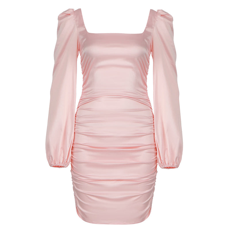 Pink Bodycon Dress HB7397 4