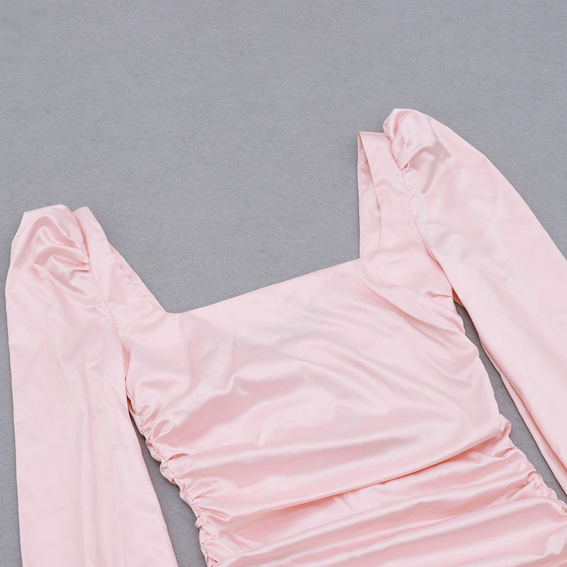 Pink Bodycon Dress HB7397 6