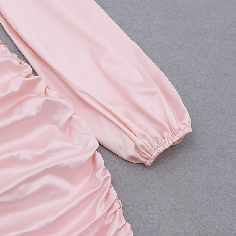 Pink Bodycon Dress HB7397 7