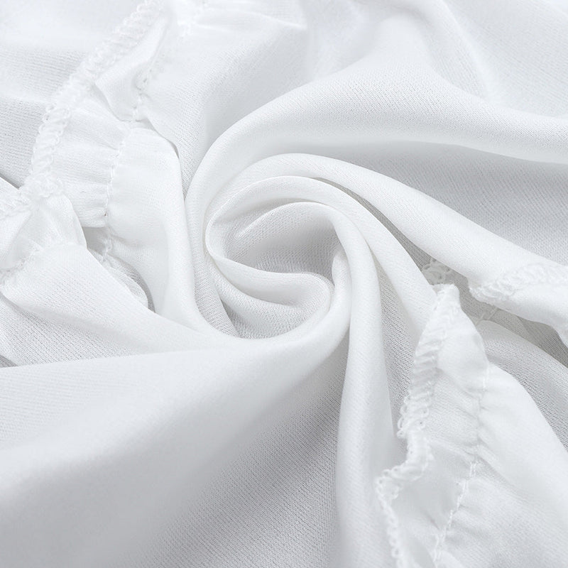 White Bodycon Dress HB7419 11