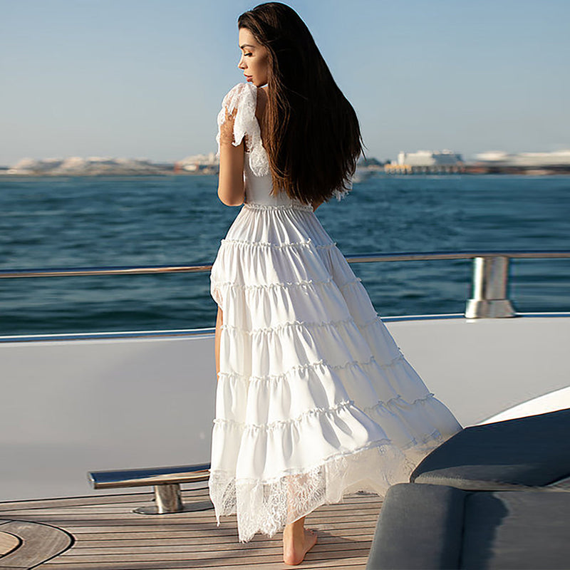 White Bodycon Dress HB7419 2