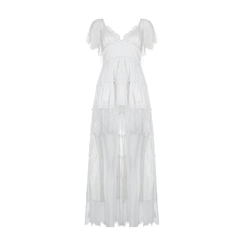 White Bodycon Dress HB7419 3